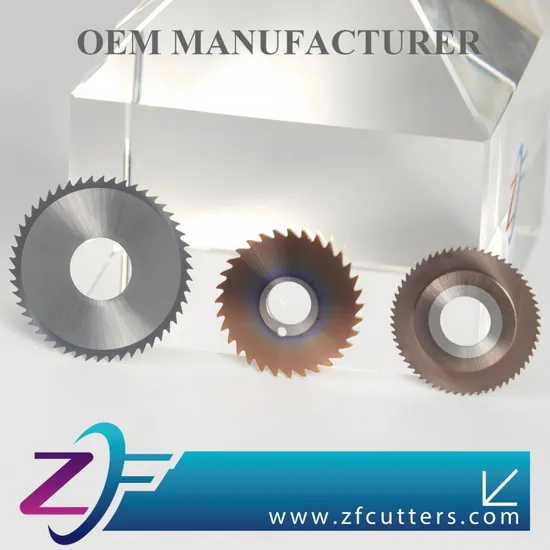 Circular Slotting Saws with Step for Copper Steel High Quality Slitting Saws for Mold & Die Making Medical Device Aerospace Component Hardware Tools Manufactory